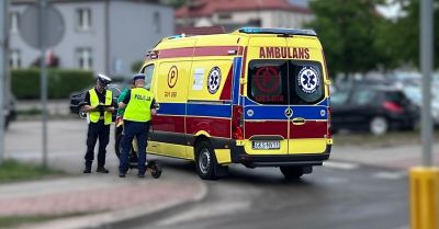 Wypadek w Kościerzynie. 13-latek na hulajnodze elektrycznej potrącony przez samochód